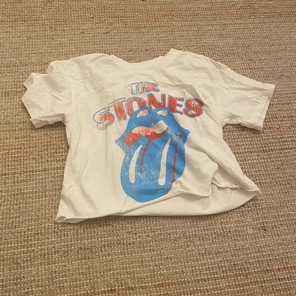 rolling stones crop top